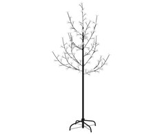LED medis su vyšnių žiedais, 120cm, 84 šiltos baltos LED