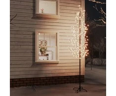 LED medis su vyšnių žiedais, 300cm, 368 šiltos baltos LED