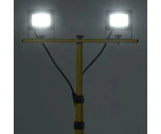 LED prožektorius su trikoju, šaltos baltos spalvos, 2x10W