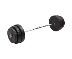 Lenkta štanga su svoriais, 90kg