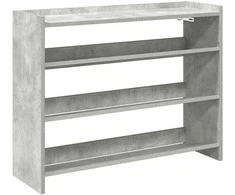 Lentyna batams, betono pilka, 80x25x62cm, apdirbta mediena