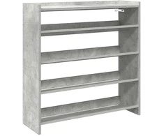 Lentyna batams, betono pilka, 80x25x81cm, apdirbta mediena