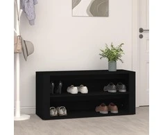 Lentyna batams, juodos spalvos, 100x35x45cm, apdirbta mediena
