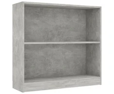 Lentyna knygoms, betono pilkos spalvos, 80x24x75cm, MDP