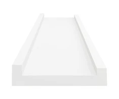 Lentynos nuotraukų rėmeliams, 2vnt., baltos, 60x9x3cm, MDF
