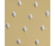 Lietaus dušo galvutė, auksinė, 25cm, nerūdijantis plienas