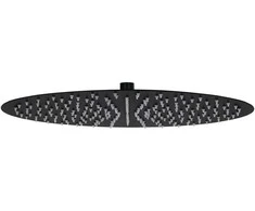 Lietaus dušo galvutė, juoda, 40cm, nerūdijantis plienas