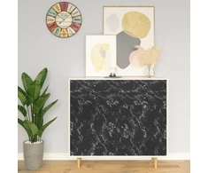 Lipni plėvelė baldams, juoda, 500x90cm, PVC, akmens imitacija