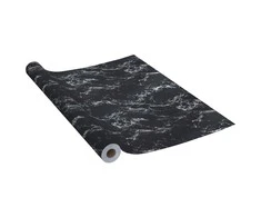 Lipni plėvelė baldams, juoda, 500x90cm, PVC, akmens imitacija