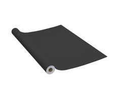 Lipni plėvelė baldams, juodos spalvos, 500x90cm, PVC