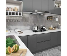 Lipnios plėvelės baldams, 2vnt., pilkos, 500x90cm, PVC