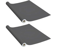 Lipnios plėvelės baldams, 2vnt., pilkos, 500x90cm, PVC