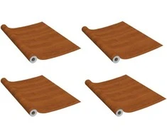 Lipnios plėvelės durims, 4vnt., šviesios ąžuolo, 210x90cm, PVC