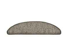 Lipnūs laiptų kilimėliai, 15vnt., rudi smėlio, 56x17x3cm