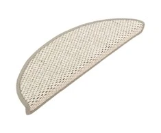 Lipnūs laiptų kilimėliai, 15vnt., platinos spalvos, 56x17x3cm