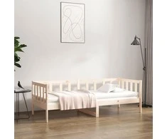 Lova be čiužinio, 80x200cm, pušies medienos masyvas