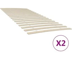 Lovos grotelės su 34 lentjuostėmis, 2vnt., 100x200 cm