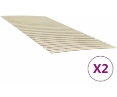 Lovos grotelės su 48 lentjuostėmis, 2vnt., 100x200 cm