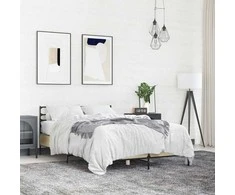 Lova Lovos rėmas, ąžuolo, 120x200cm, apdirbta mediena ir metalas