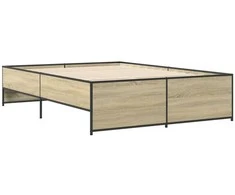 Lova Lovos rėmas, ąžuolo, 120x200cm, apdirbta mediena ir metalas
