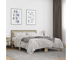 Lova Lovos rėmas, ąžuolo, 120x200cm, apdirbta mediena ir metalas