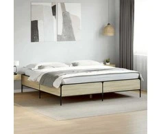 Lova Lovos rėmas, ąžuolo, 180x200cm, apdirbta mediena ir metalas