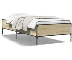 Lova Lovos rėmas, ąžuolo, 75x190cm, apdirbta mediena ir metalas