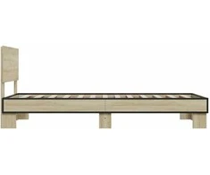 Lovos rėmas, ąžuolo, 75x190cm, apdirbta mediena ir metalas