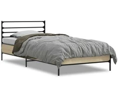 Lova Lovos rėmas, ąžuolo, 75x190cm, apdirbta mediena ir metalas