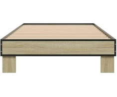 Lova Lovos rėmas, ąžuolo, 75x190cm, apdirbta mediena ir metalas