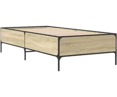 Lova Lovos rėmas, ąžuolo, 90x190cm, apdirbta mediena ir metalas