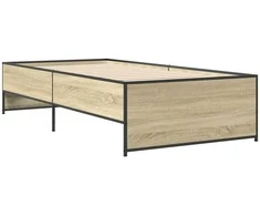 Lova Lovos rėmas, ąžuolo, 90x200cm, apdirbta mediena ir metalas