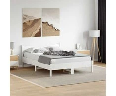 Lova Lovos rėmas, baltos spalvos, 120x200cm, pušies medienos masyvas