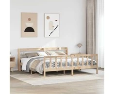 Lova Lovos rėmas be čiužinio, 180x200cm, pušies medienos masyvas