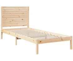 Lova Lovos rėmas be čiužinio, 90x210cm, medienos masyvas, itin ilgas