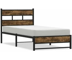 Lova Lovos rėmas be čiužinio, dūminio ąžuolo, 107x203cm, metalas