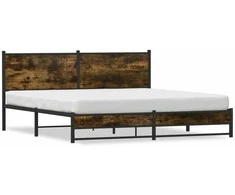 Lova Lovos rėmas be čiužinio, dūminio ąžuolo, 180x200cm, metalas