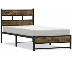 Lova Lovos rėmas be čiužinio, dūminio ąžuolo, 100x190cm, metalas