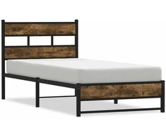 Lova Lovos rėmas be čiužinio, dūminio ąžuolo, 90x190cm, metalas