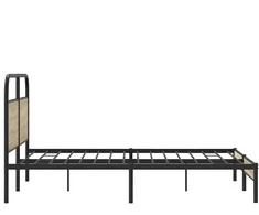 Lovos rėmas be čiužinio, dūminio ąžuolo, 150x200cm, mediena