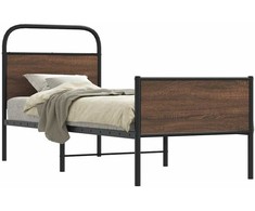 Lova Lovos rėmas be čiužinio, dūminis, 75x190cm, apdirbta mediena