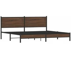 Lova Lovos rėmas be čiužinio, rudas ąžuolo, 193x203cm, metalas