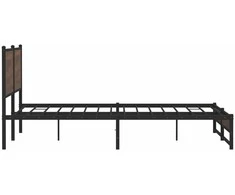 Lova Lovos rėmas be čiužinio, rudas ąžuolo, 193x203cm, metalas