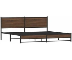 Lova Lovos rėmas be čiužinio, rudas ąžuolo, 193x203cm, metalas