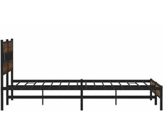Lova Lovos rėmas be čiužinio, rudas ąžuolo, 183x213cm, metalas