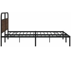 Lova Lovos rėmas be čiužinio, rudas ąžuolo, 183x213cm, metalas
