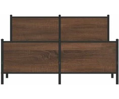 Lova Lovos rėmas be čiužinio, rudas ąžuolo, 160x200cm, metalas