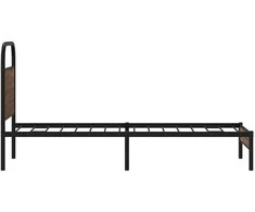 Lovos rėmas be čiužinio, rudos ąžuolo, 80x200 cm