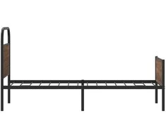 Lovos rėmas be čiužinio, rudos ąžuolo, 80x200 cm