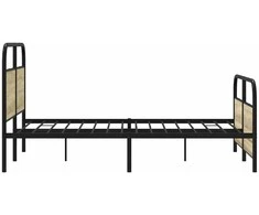Lovos rėmas be čiužinio, sonoma, 120x200cm, apdirbta mediena